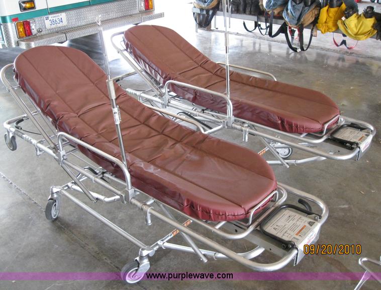 image for item 2293 (2) Ferno Washington 93ES Squadmate ambulance cots with mounting hardware