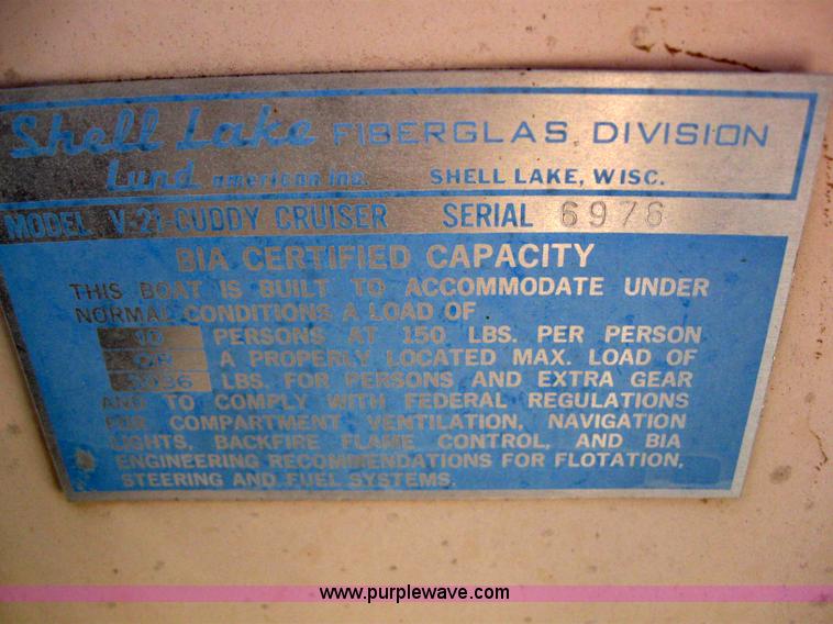 image for item 2983 Shell Lake boat and trailer