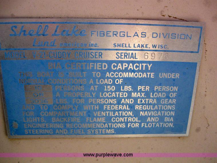 image for item 2983 Shell Lake boat and trailer