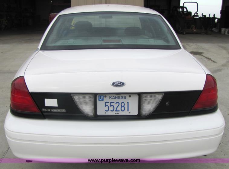 image for item 5210 2002 Ford Crown Victoria Police Interceptor sedan