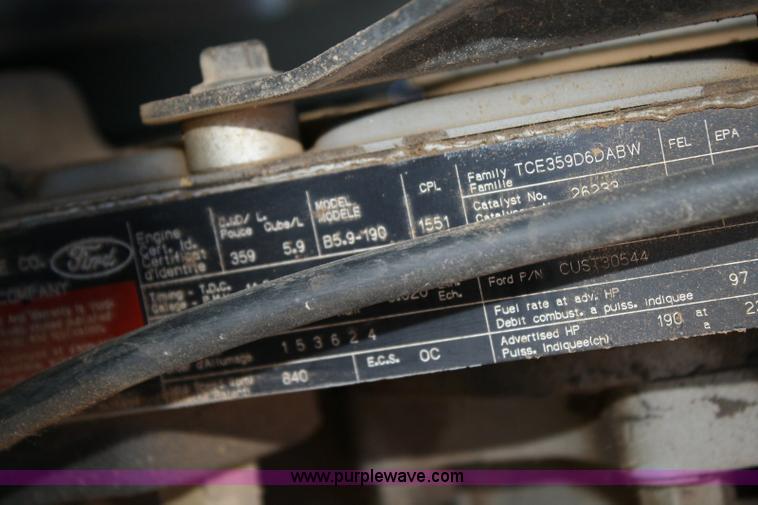 image for item 6329 1997 Ford B800 Blue Bird 59 passenger bus