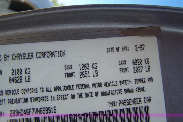 image for item 7288 1997 Dodge Intrepid