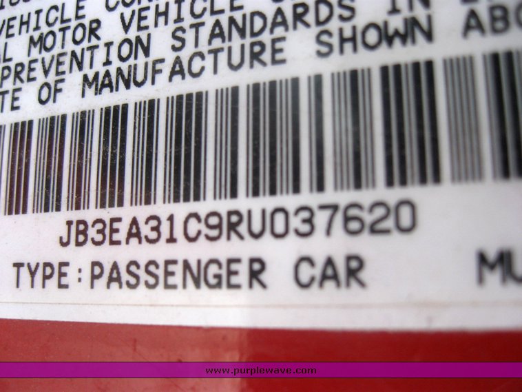 image for item 9210 1994 Dodge Colt