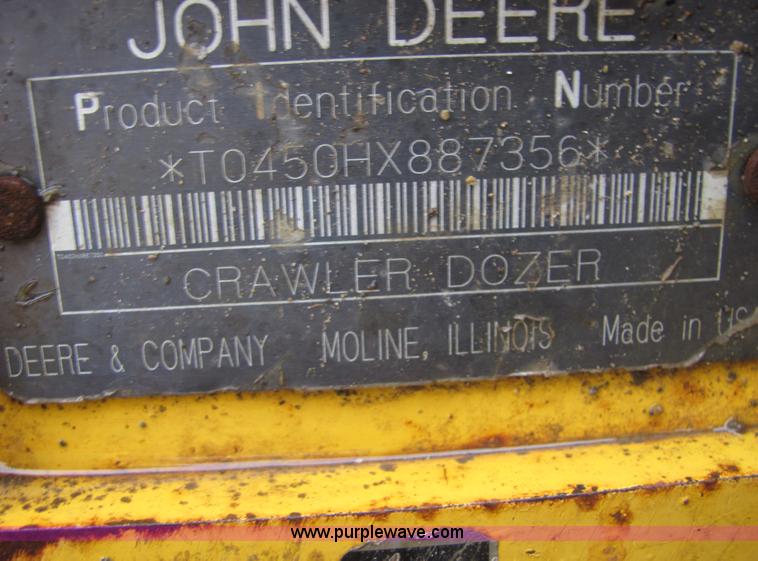 image for item 4842 2002 John Deere 450H LGP dozer