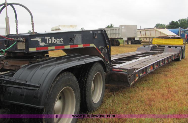 image for item 4853 1994 Talbot 35 ton drop deck trailer