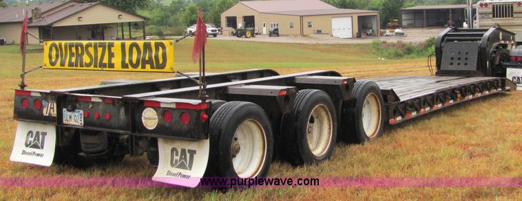 image for item 4855 1996 Fontaine TA50NGB 50 ton drop deck trailer