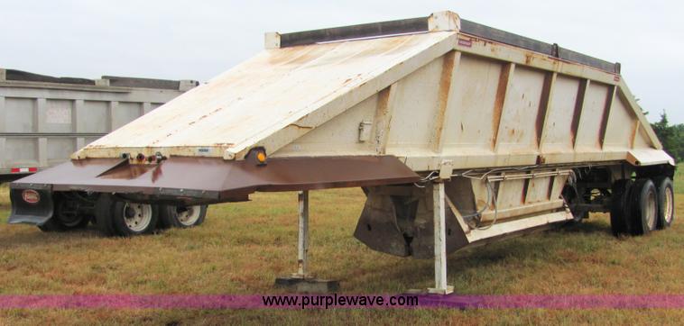 image for item 4857 1989 Fruehauf belly dump trailer