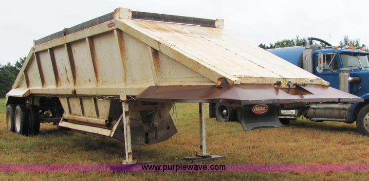 image for item 4857 1989 Fruehauf belly dump trailer