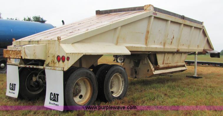 image for item 4857 1989 Fruehauf belly dump trailer