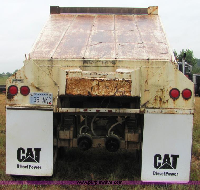 image for item 4857 1989 Fruehauf belly dump trailer