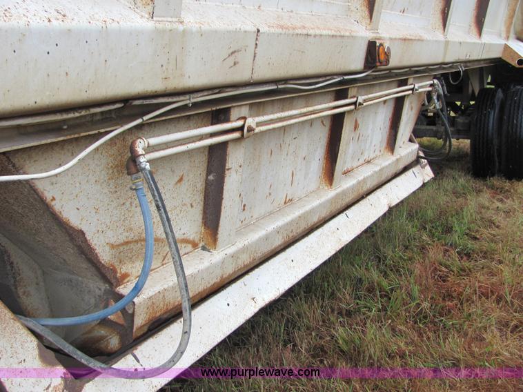image for item 4857 1989 Fruehauf belly dump trailer