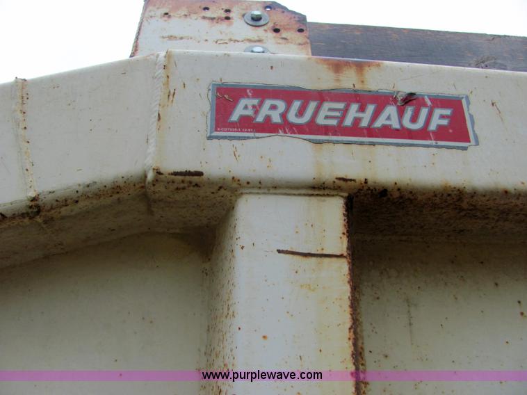 image for item 4857 1989 Fruehauf belly dump trailer