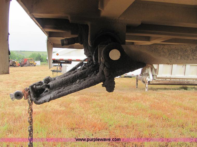 image for item 4858 1993 CMC aluminum end dump trailer