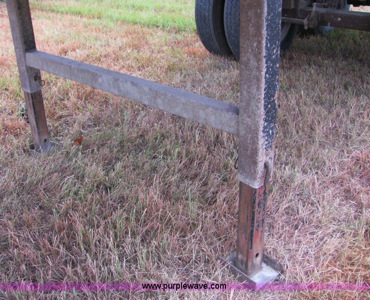 image for item 4858 1993 CMC aluminum end dump trailer