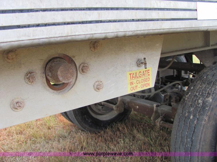image for item 4858 1993 CMC aluminum end dump trailer
