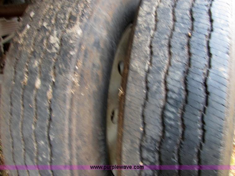 image for item 4858 1993 CMC aluminum end dump trailer