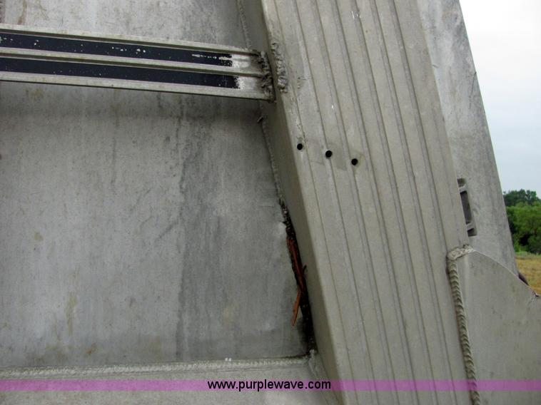 image for item 4858 1993 CMC aluminum end dump trailer