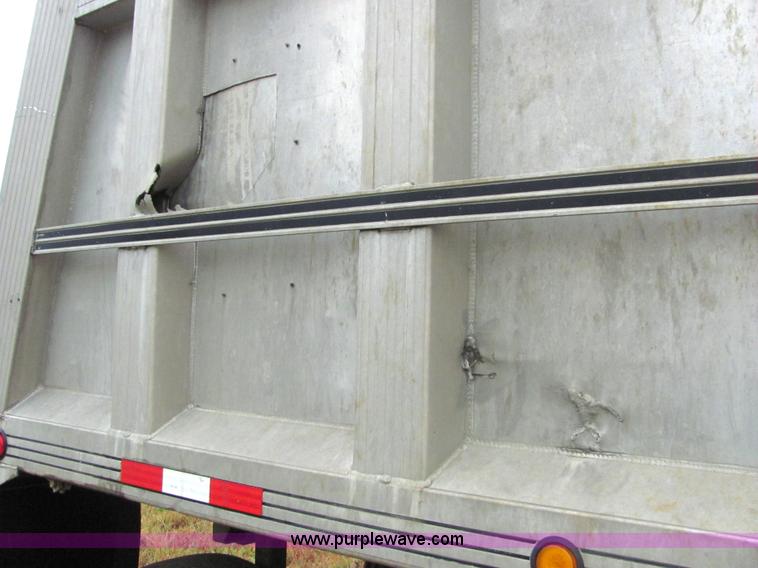 image for item 4858 1993 CMC aluminum end dump trailer