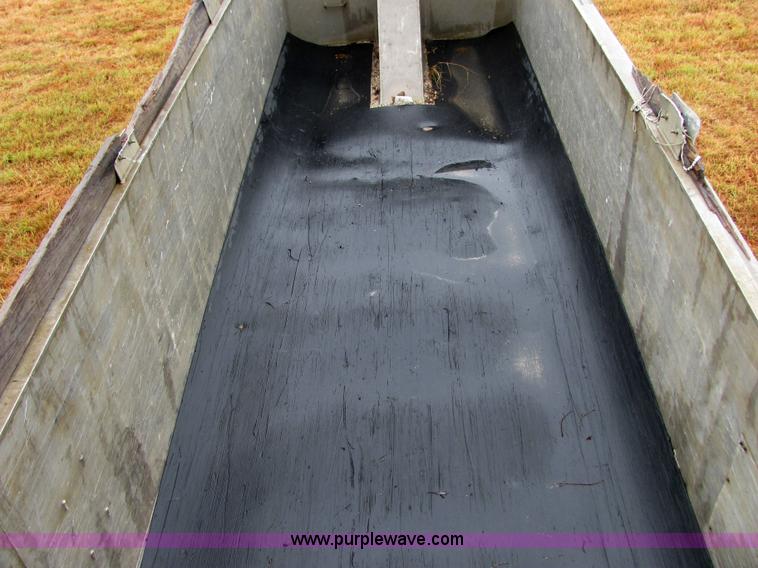 image for item 4858 1993 CMC aluminum end dump trailer