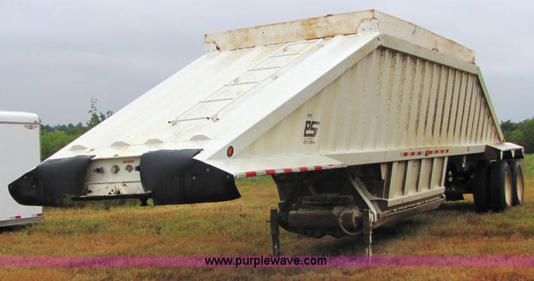 image for item 4859 2003 CPS 42' belly dump trailer