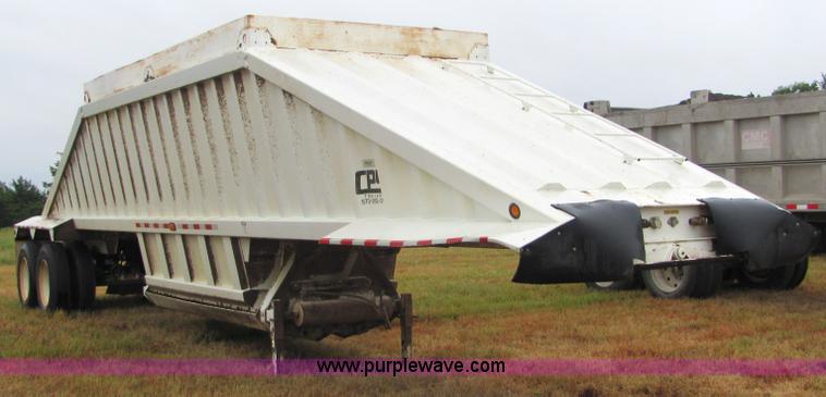 image for item 4859 2003 CPS 42' belly dump trailer