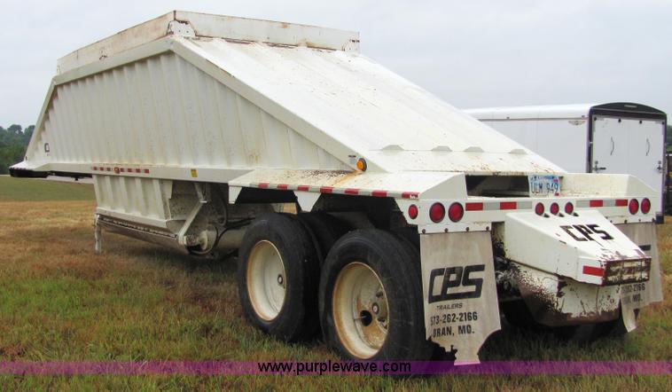 image for item 4859 2003 CPS 42' belly dump trailer