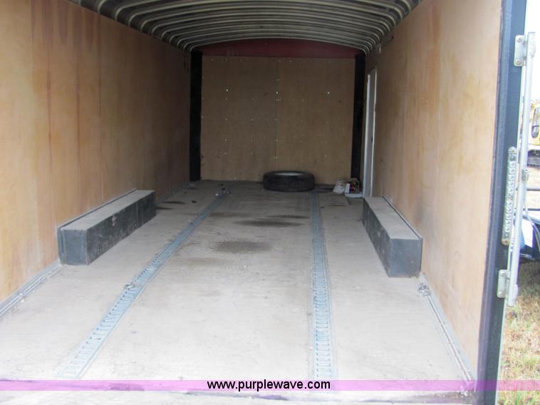 image for item 4860 2006 H and H 24' enclosed trailer