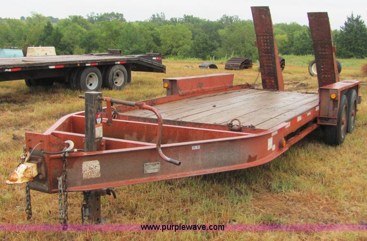 image for item 4862 2002 Bleshe T-16 18' equipment trailer