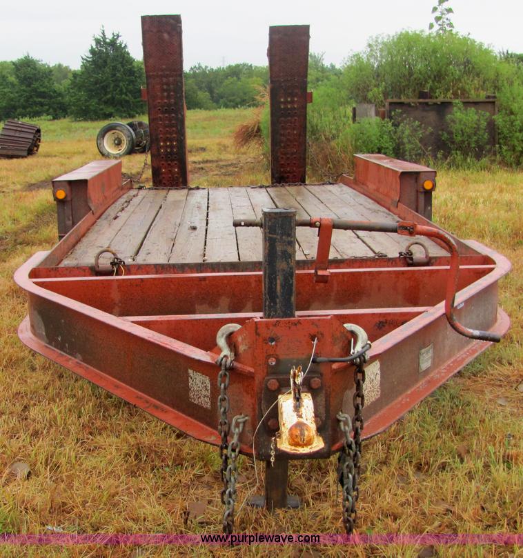 image for item 4862 2002 Bleshe T-16 18' equipment trailer