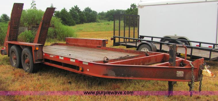 image for item 4862 2002 Bleshe T-16 18' equipment trailer