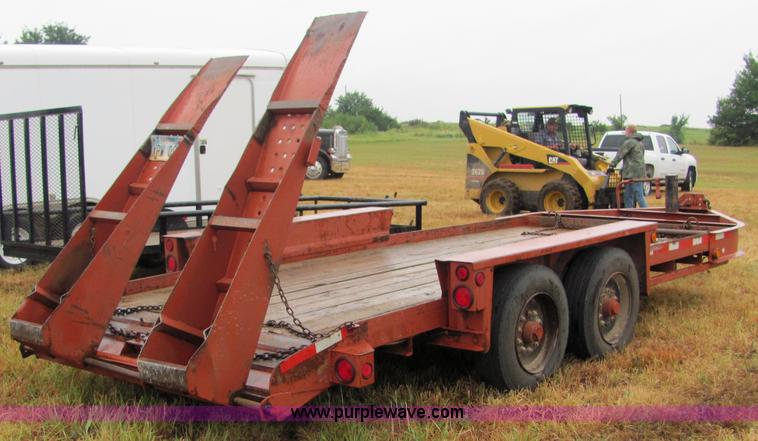 image for item 4862 2002 Bleshe T-16 18' equipment trailer