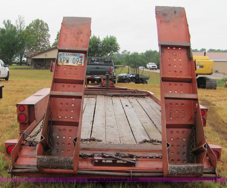 image for item 4862 2002 Bleshe T-16 18' equipment trailer