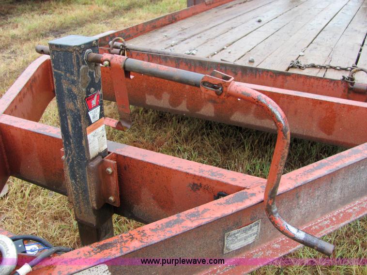 image for item 4862 2002 Bleshe T-16 18' equipment trailer