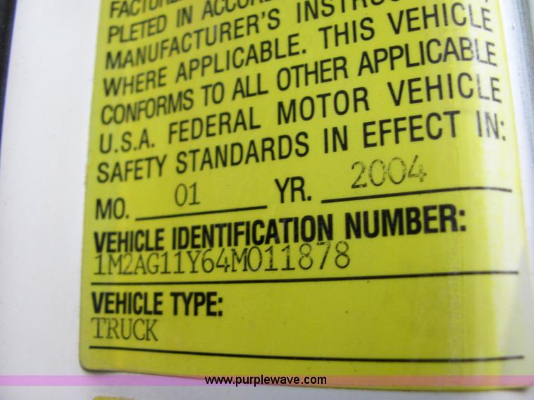 image for item 4866 2004 Mack CV713 granite dump truck