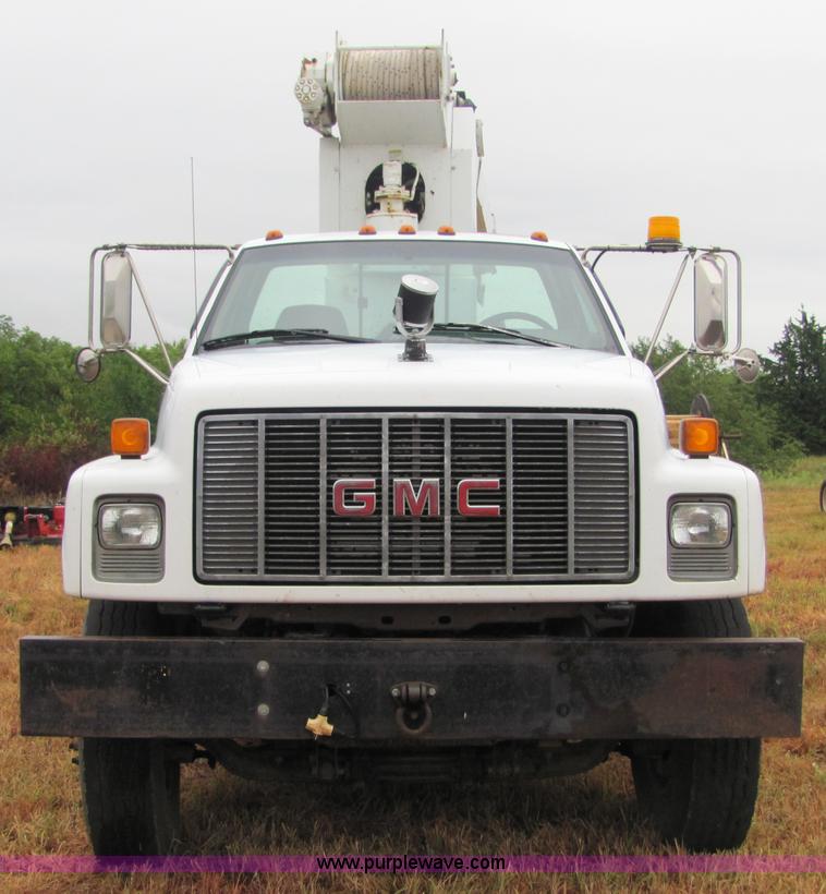 image for item 4869 1997 GMC C8500 boom lift truck