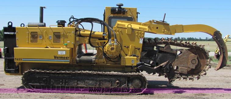 image for item 4882 2007 Vermeer T655 Commander 2 trencher