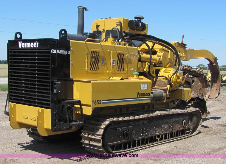image for item 4882 2007 Vermeer T655 Commander 2 trencher