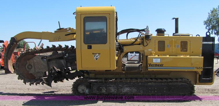 image for item 4882 2007 Vermeer T655 Commander 2 trencher