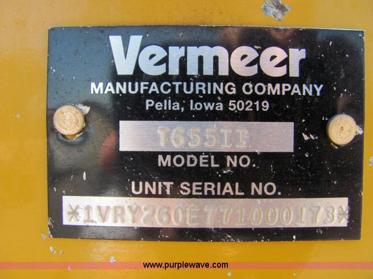 image for item 4882 2007 Vermeer T655 Commander 2 trencher