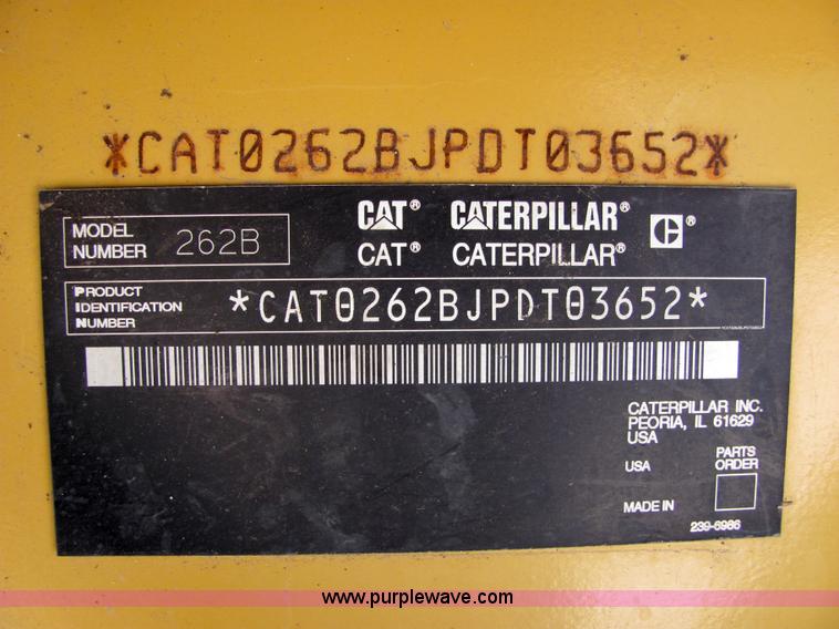 image for item 4899 2006 Caterpillar 262B skid steer