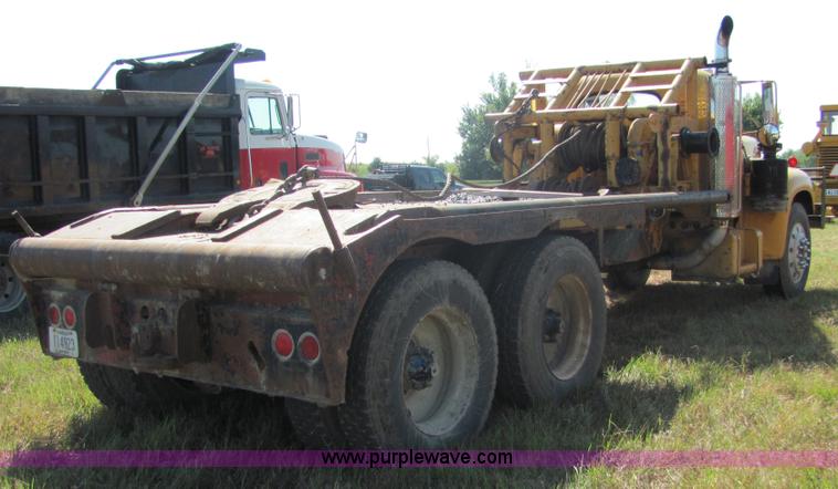 image for item 6111 1965 Mack B73 winch truck