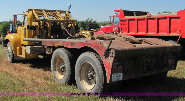 image for item 6111 1965 Mack B73 winch truck