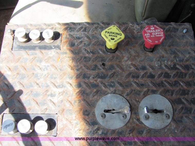 image for item 6111 1965 Mack B73 winch truck