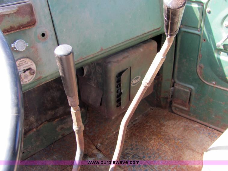 image for item 6111 1965 Mack B73 winch truck