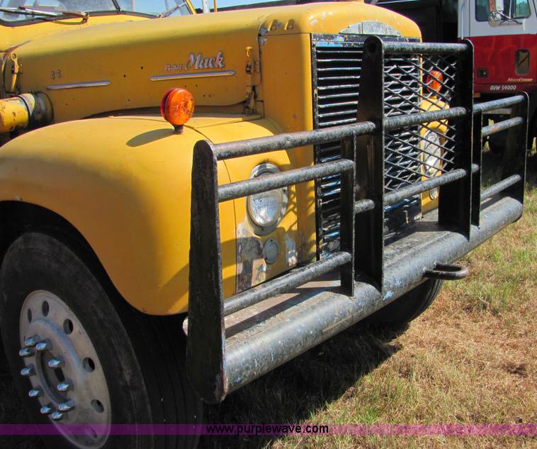 image for item 6111 1965 Mack B73 winch truck