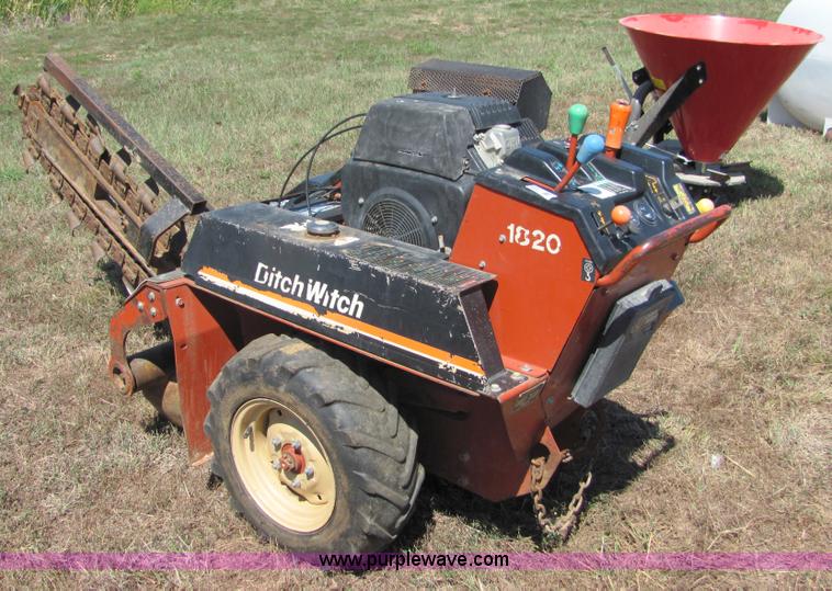 image for item 9893 Ditch Witch 1820H walk behind trencher