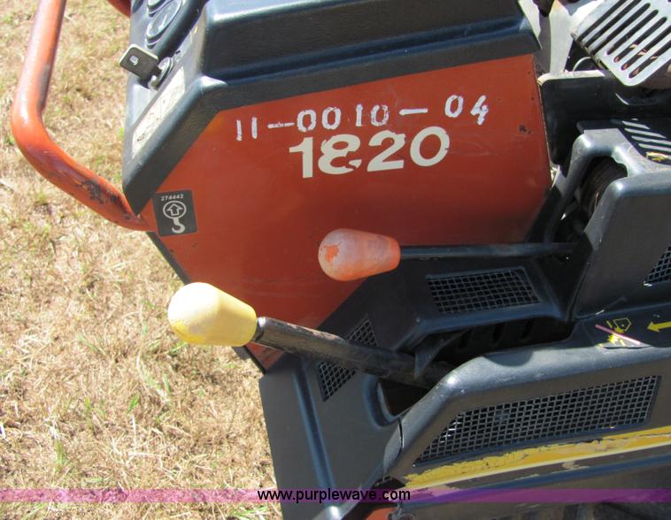 image for item 9893 Ditch Witch 1820H walk behind trencher