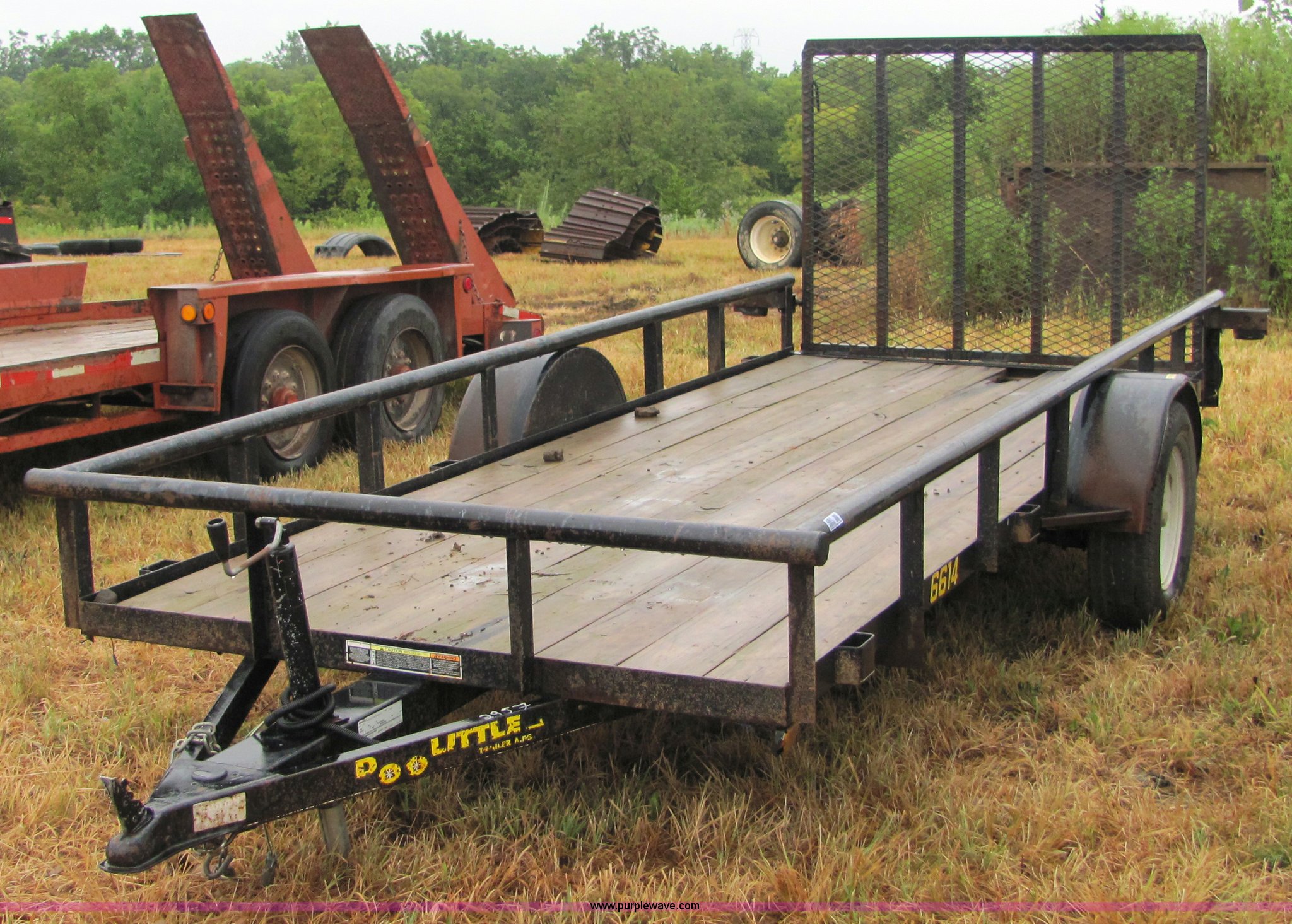 2005 Doolittle 6614 14' utility trailer in Fredonia, KS Item 4861