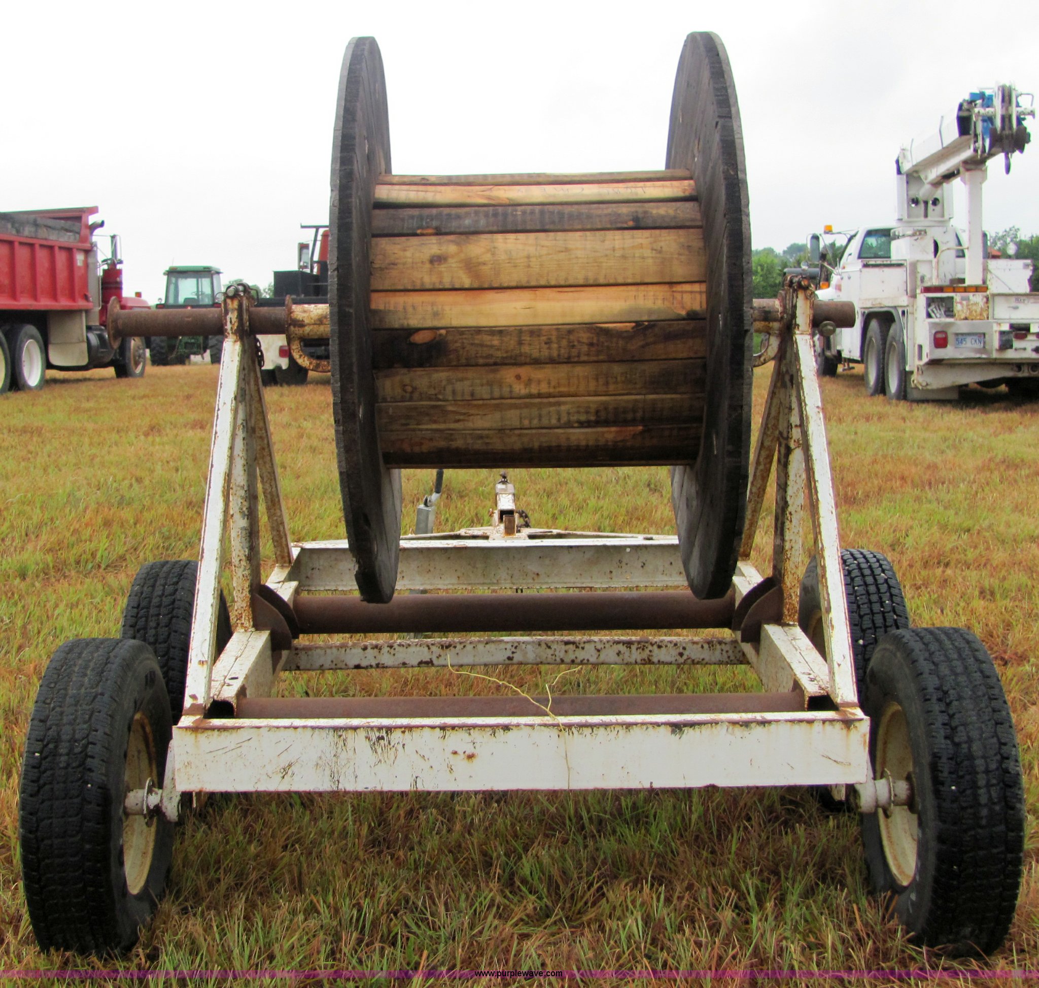 Wire spool trailer in Fredonia, KS Item 4873 sold Purple Wave