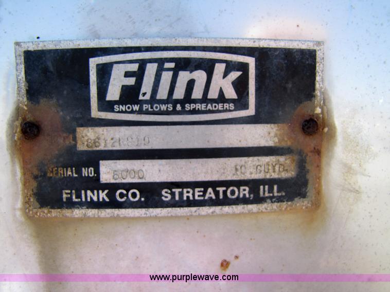 image for item 1000 Flink stainless steel spreader box